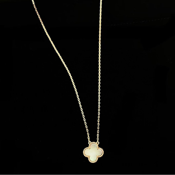 [스페셜오더]VAN CLEEF ARPELS-6120 반클리프 골드&그레이 그린 알함브라 펜던트