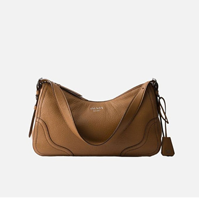 [스페셜오더]PRADA-1BC280 프라다 아이메 라지 가죽 숄더백 브라운