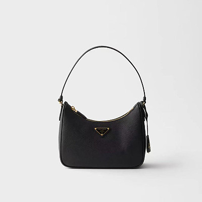 [스페셜오더]PRADA-1N204W 프라다 블랙 리에디션 2005 스웨이드 가죽 미니 핸드백