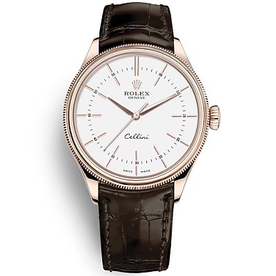 [스페셜오더]ROLEX-롤렉스 첼리니 데이트 스틸 블랙다이얼 시계39mm