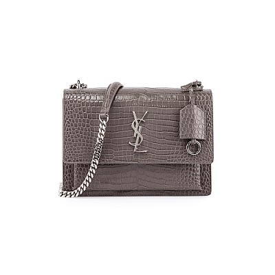 [스페셜오더]SAINT LAURENT-442906 생 로랑 다크 레드 모노그램 미디엄 선셋백