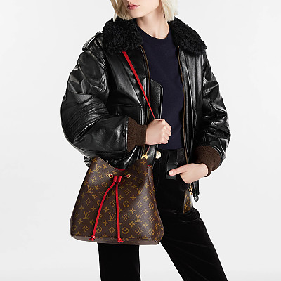 [스페셜오더]LOUIS VUITTON-M44369 루이비통 모노그램 블라썸 디테일 네오노에 이미테이션 버킷백