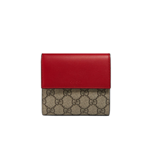 GUCCI-410104 8526 구찌 GG 수프림 브라운 프렌치 플랩 반지갑