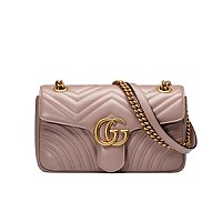 [스페셜오더]GUCCI-443497 1000 구찌 블랙 GG 마몽 스몰 마틀라세 숄더백