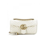 [스페셜오더]GUCCI-443497 1000 구찌 블랙 GG 마몽 스몰 마틀라세 숄더백
