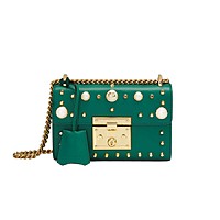 [스페셜오더]GUCCI-432182 6491 구찌 페들락 레드 스몰 펄 스터드 장식 숄더백