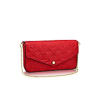 [스페셜오더]LOUIS VUITTON-M64579 루이비통 블랙/핫핑크 모서리 에삐 포쉐트 펠리시