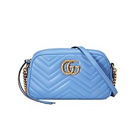 [스페셜오더]GUCCI-447632 1000 구찌 블랙 GG 마몽 마틀라세 스몰 숄더백