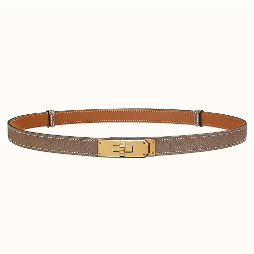[스페셜오더]HERMES-H0698 에르메스 에토프 켈리 18 벨트 금장 EPSOM가죽