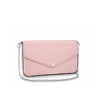 [스페셜오더]LOUIS VUITTON-M64579 루이비통 블랙/핫핑크 모서리 에삐 포쉐트 펠리시