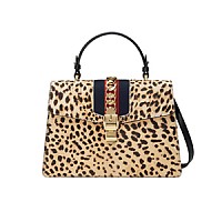 [스페셜오더]GUCCI-431665 6473 구찌 실비 미디엄 레드 탑 핸들백