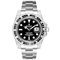 ★[AR팩토리]ROLEX-롤렉스 서브마리너 데이트 스틸 핑크 에디션 남녀공용 시계 40mm