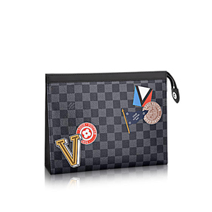 [스페셜오더]LOUIS VUITTON-N60307 루이비통 다미에 그라파이트 옐로우 레터링 포쉐트 보야주 MM