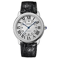 [스페셜오더]Cartier-까르띠에 롱드 루이 까르띠에 쿼츠 핑크골드 레이디스 가죽스트랩 워치29mm
