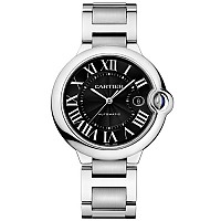 [스페셜오더]Cartier-까르띠에 발롱 블루 드 스틸 핑크다이얼 가죽스트랩 레이디스 워치33mm