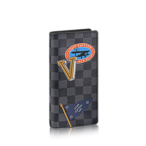 [스페셜오더]LOUIS VUITTON-M30285 루이비통 블랙 타이가 브라짜 월릿 남성 장지갑