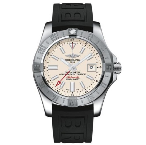 [스페셜오더]BREITLING-브라이틀링 어벤져 II GMT 스트라트스 실버 스틸 워치43mm