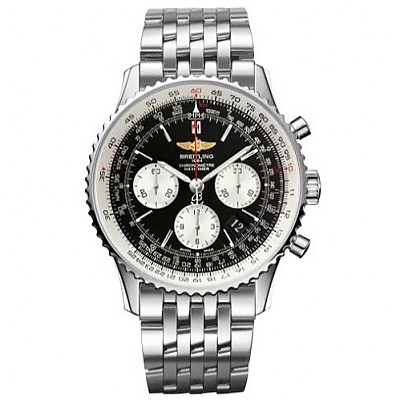 [스페셜오더]BREITLING-브라이틀링 내비타이머 1 스틸 블랙 남성 이미테이션시계 38mm