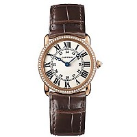 [스페셜오더]Cartier-까르띠에 롱드 루이 까르띠에 쿼츠 핑크골드 레이디스 가죽스트랩 워치29mm