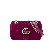 [스페셜오더]Gucci-‎446744 구찌 블랙 GG 마몽 미니 숄더백 22cm