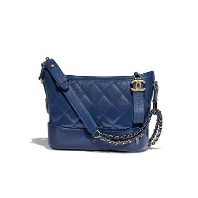 [스페셜오더]CHANEL-A91810 샤넬 블루 빈티지 고트스킨 가브리엘 스몰 호보 백 #명품이미테이션