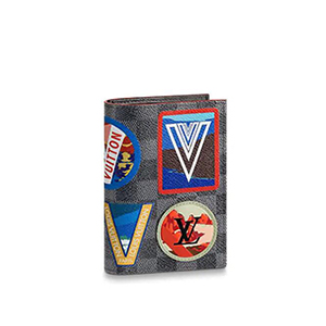 LOUIS VUITTON-N00168 루이비통 블루/그린 다미에 헤리티지 패스포트 커버
