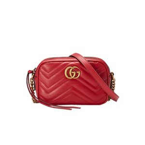 [스페셜오더]GUCCI-448065 7223 구찌 옐로우 GG 마몽 마틀라세 미니 체인 숄더백