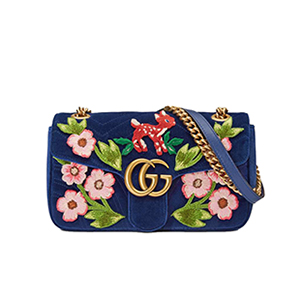 [스페셜오더]GUCCI 443497-4881 구찌 언스킬드 워커 GG 마몽 스몰 숄더백
