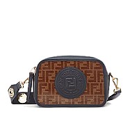 [스페셜오더]FENDI-8BT287 펜디 블루 스탬프 패치 카메라 케이스