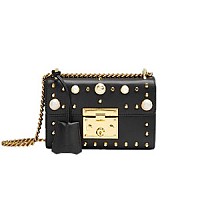 [스페셜오더]GUCCI-432182 6491 구찌 페들락 레드 스몰 펄 스터드 장식 숄더백