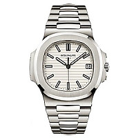 [스페셜오더]PATEK PHILIPPE-7118 파텍 필립 노틸러스 데이트 다이아 베젤 블루 워치 35mm