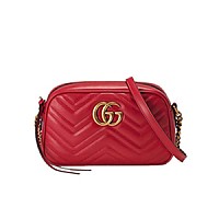 [스페셜오더]GUCCI-447632 1000 구찌 블랙 GG 마몽 마틀라세 스몰 숄더백