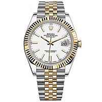 [스페셜오더]ROLEX-롤렉스 데이트저스트 데이트 다이아몬드 옐로우 골드 스틸 블랙 콤비시계 41mm
