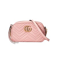 [스페셜오더]GUCCI-447632 1000 구찌 블랙 GG 마몽 마틀라세 스몰 숄더백